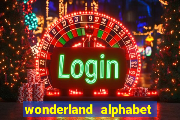 wonderland alphabet comic studio